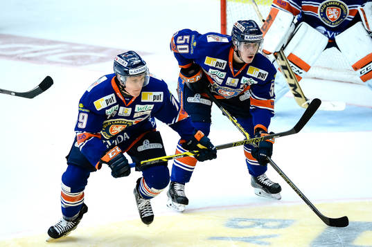 Växjös Patrik Lundh och Växjös Sebastian Erixon
