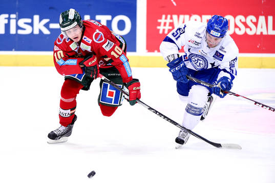 Frölundas Mattias Janmark och Leksands Kevin Kapstad