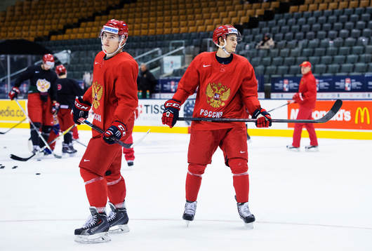 Ivan Barbashyov och Vyacheslav Leshenko på Rysslands