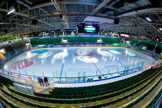 Interiör över Lindab Arena