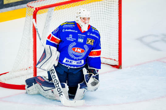 Oskarshamns målvakt Erik Källgren