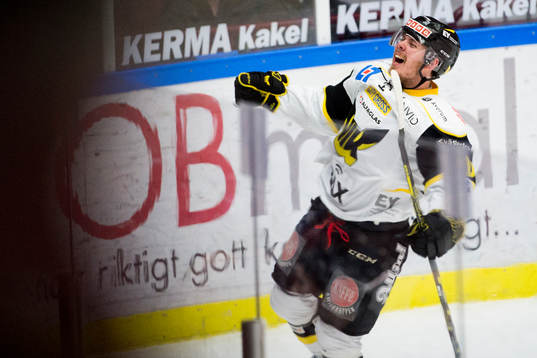 Västerås Eddie Davidsson jublar