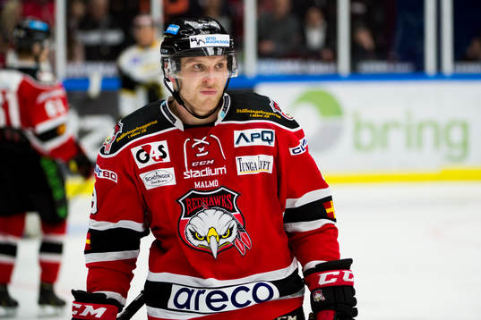 Malmö Redhawks Fredrik Storm deppar