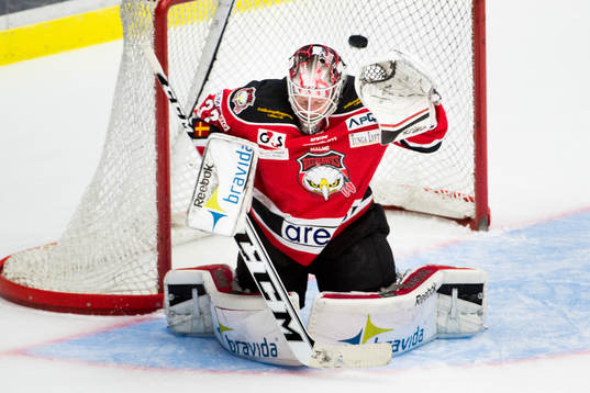 Malmö Redhawks målvakt Jonas Gunnarsson