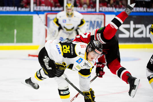 Malmö Redhawks Henrik Hetta står på öronen