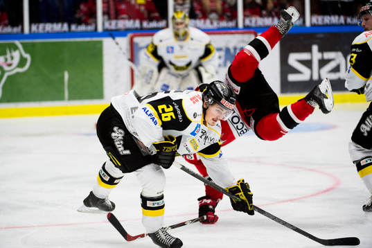 Malmö Redhawks Henrik Hetta står på öronen