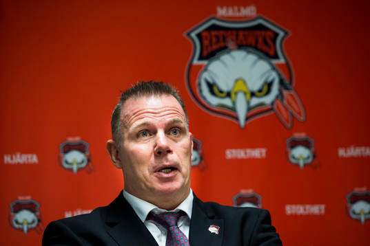 Malmö Redhawks tränare Mats Lusth