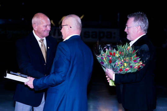s ordförander Hans-Göran Frick och klubbdirektör Peter