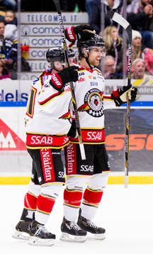 Luleås Jonathan Sigalet (h) jublar