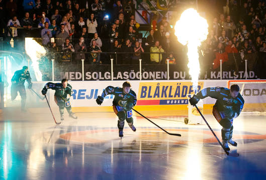 Färjestads Joakim Nygård, Anton Grundel och Rickard