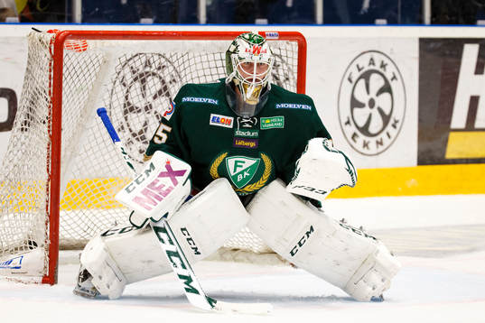 Färjestads målvakt Fredrik Pettersson Wentzel