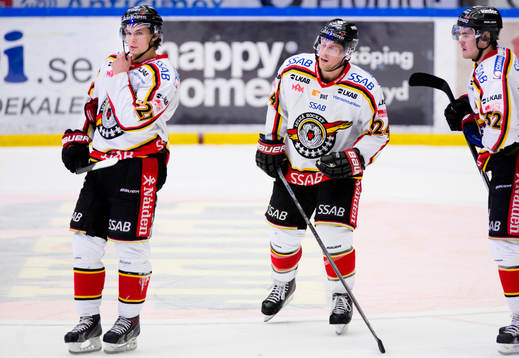 Luleås Daniel Zaar, Cam Abbott och Karl Fabricius deppar