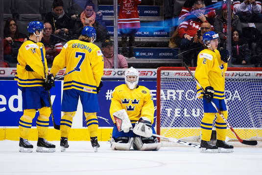 Sveriges Robert Hägg, Julius Bergman, målvakt Linus