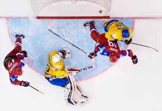 Rysslands Ivan Fishenko och Maxim Mamin deppar