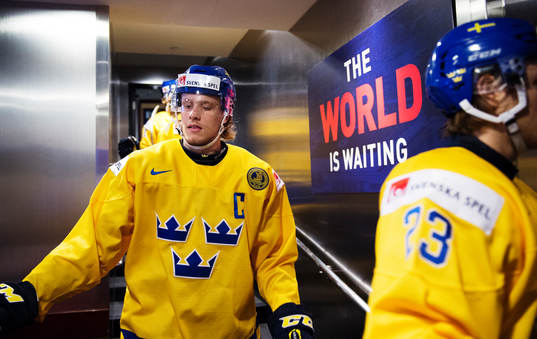 Sveriges Jacob de la Rose på väg in till semifinalen