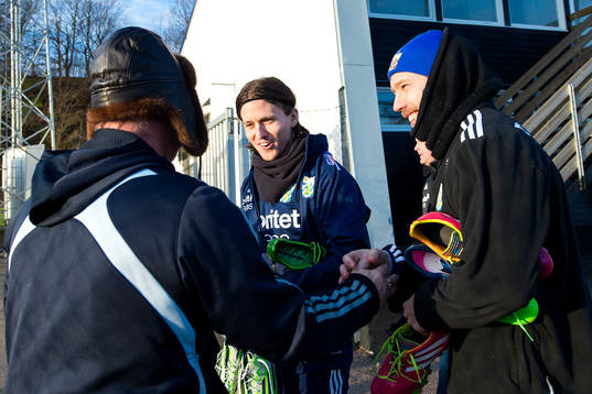 Lasse Vibe och Adam Johansson