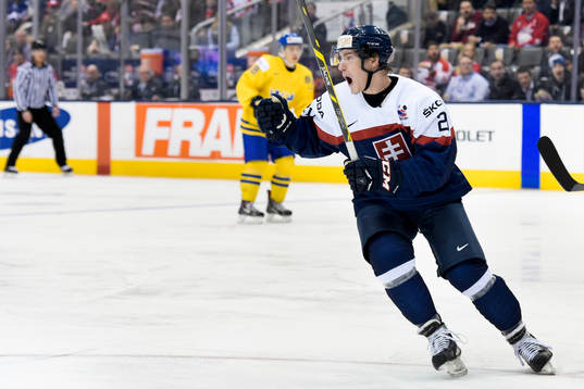 Slovakiens David Soltes jublar