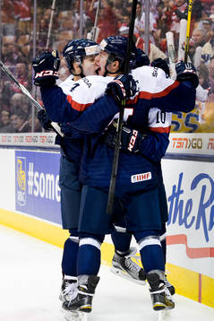 Slovakiens Patrik Koys, Martin Reway och Mislav Rosandic