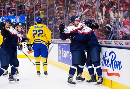 Slovakiens Patrik Koys, Mislav Rosandic och Martin Reway