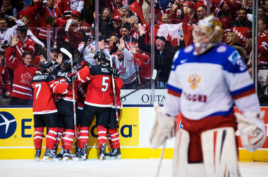Bläddra bland fler bilder av Ishockey, JVM, final, Kanada - Ryssland