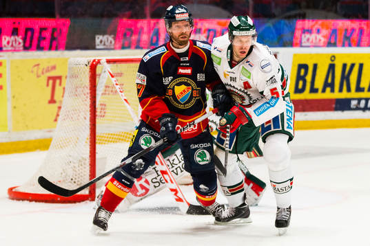 Djurgårdens Mikael Samuelsson och Frölundas Christian