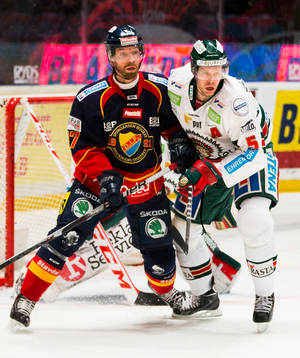 Djurgårdens Mikael Samuelsson och Frölundas Christian