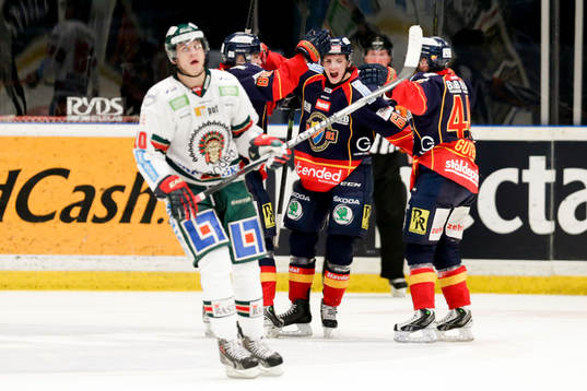 Djurgårdens spelare jublar
