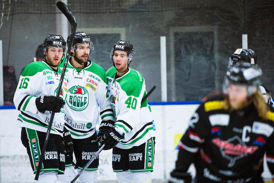 Rögles Christopher Liljewall, Ludvig Rensfeldt och Jesper