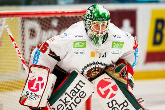 Frölundas målvakt Linus Fernström
