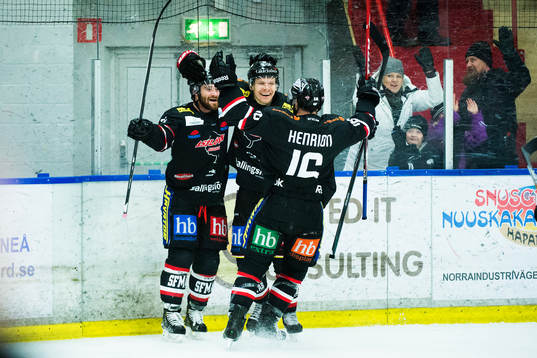 Asplövens Jacob Lagacé, Marcus Oskarsson och John Henrion