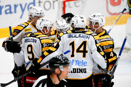 Skellefteås spelare jublar