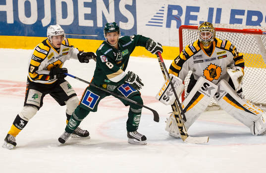 Skellefteås Pär Lindholm och Färjestads Johan Olofsson