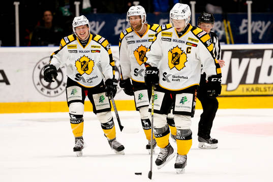 Skellefteås spelare jublar