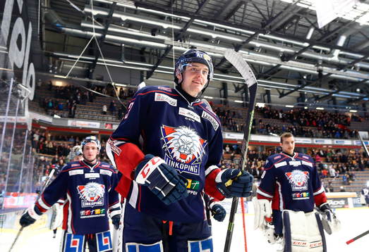 Linköpings Carl Dahlström jublar