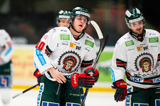 Frölundas Mattias Janmark ser deppig ut