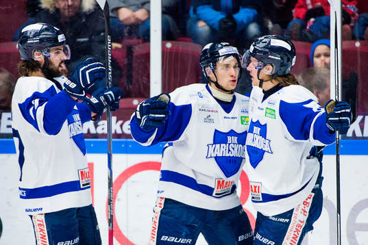 Karlskogas Linus Fröberg, Johan Nilsson och Jesper