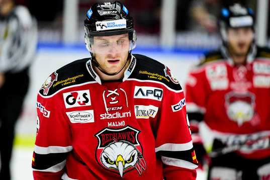 Malmö Redhawks Fredrik Storm deppar