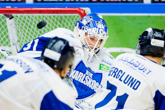 Karlskogas målvakt Joel Gistedt