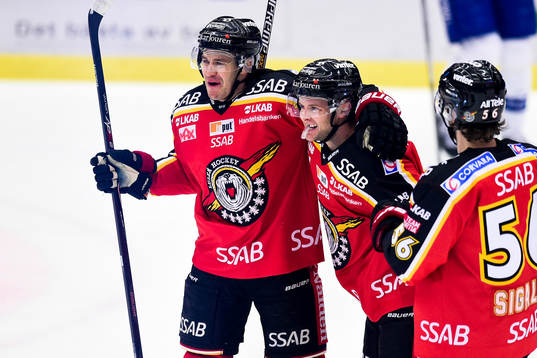 Luleås Malte Strömwall jublar