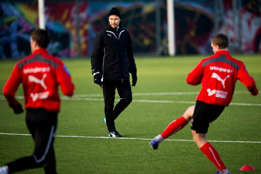 Helsingborgs tränare Henrik Larsson
