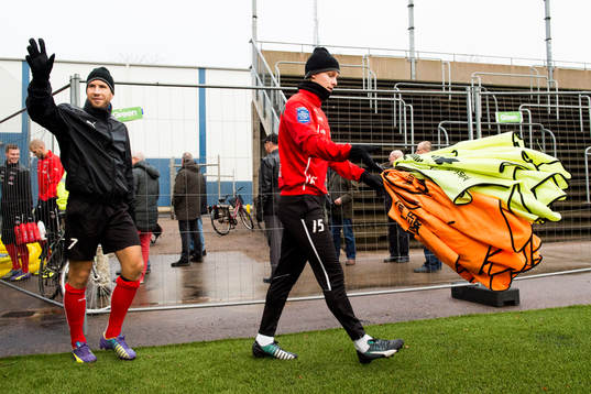 Helsingborgs Mattias Lindström och Emil Krafth