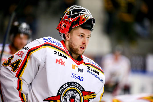 Luleås målvakt Joel Lassinantti