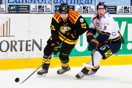 Brynäs Tim Wallace och Djurgårdens Linus Arnesson