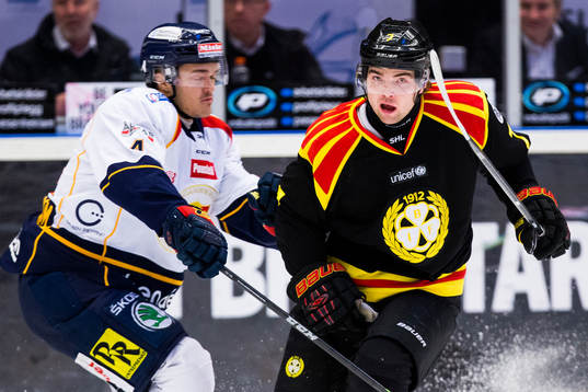 Djurgårdens Marcus Högström och Brynäs Ponthus
