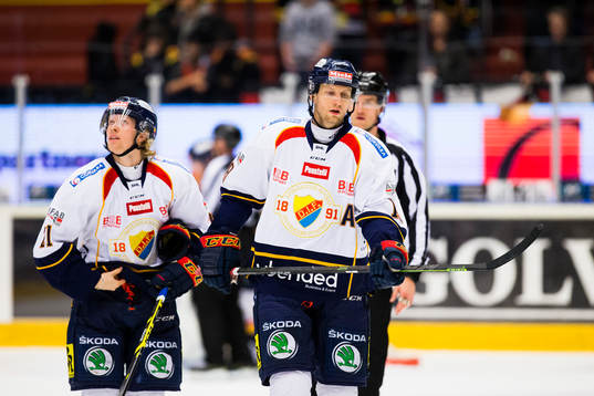 Djurgårdens Nicklas Heinerö och Michael Holmqvist