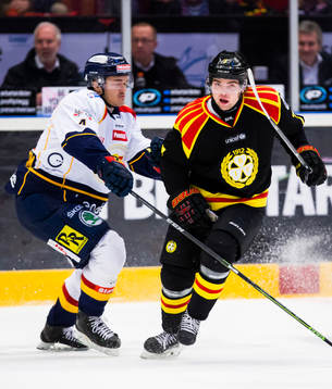 Djurgårdens Marcus Högström och Brynäs Ponthus