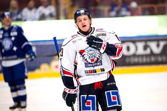 Linköpings Jakub Vrana deppar