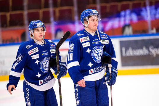 Leksands Oskar Lang och Brian Connelly deppar