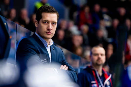 Växjös tränare Sam Hallam