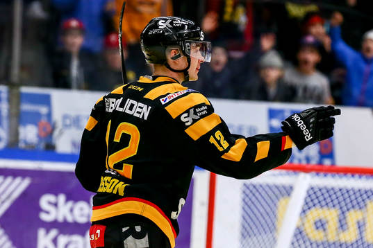 Skellefteås Adam Pettersson jublar